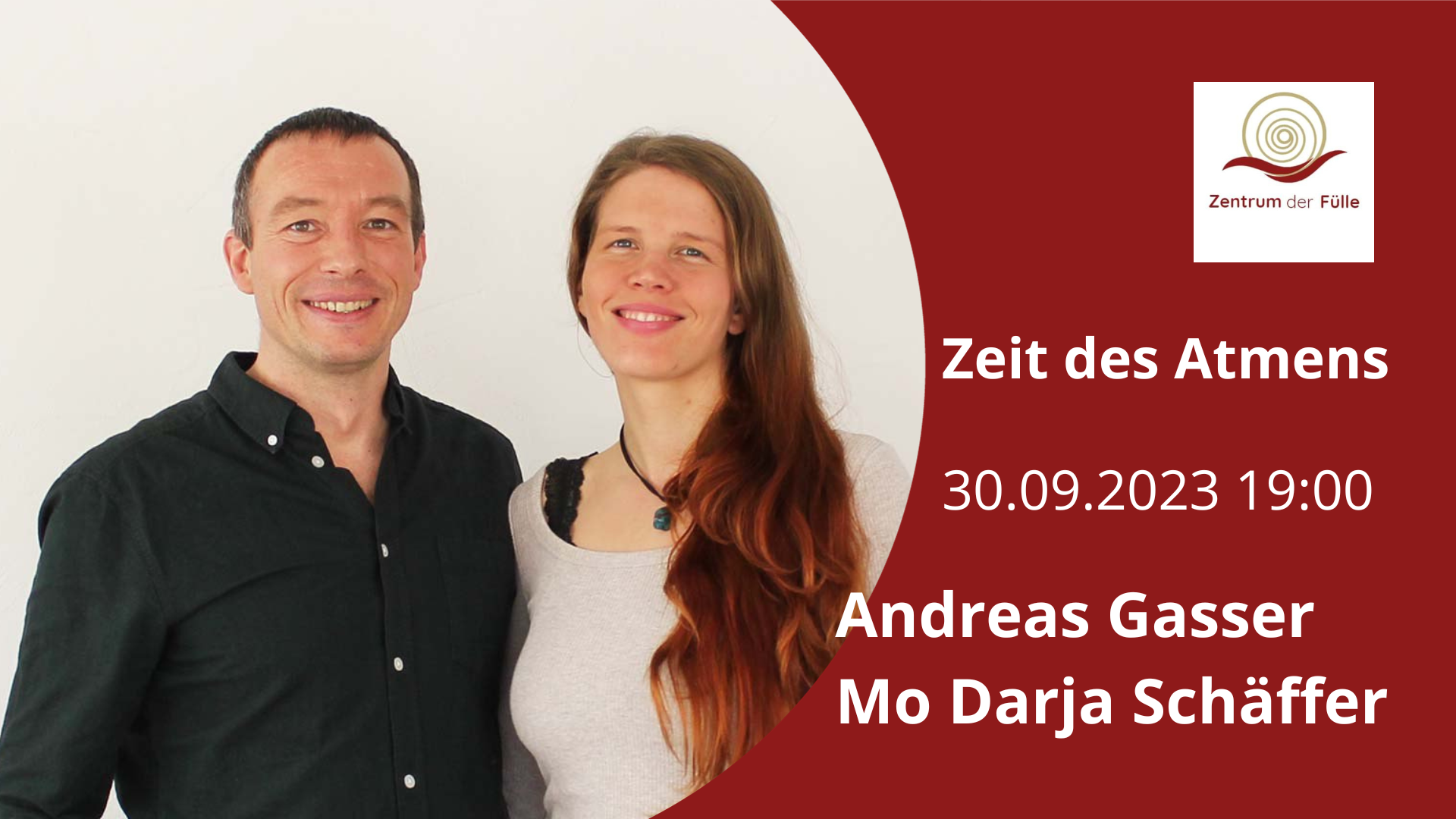 Cover of Event: Zeit des Atmens mit Andreas Gasser und Mo Darja Schäffer 